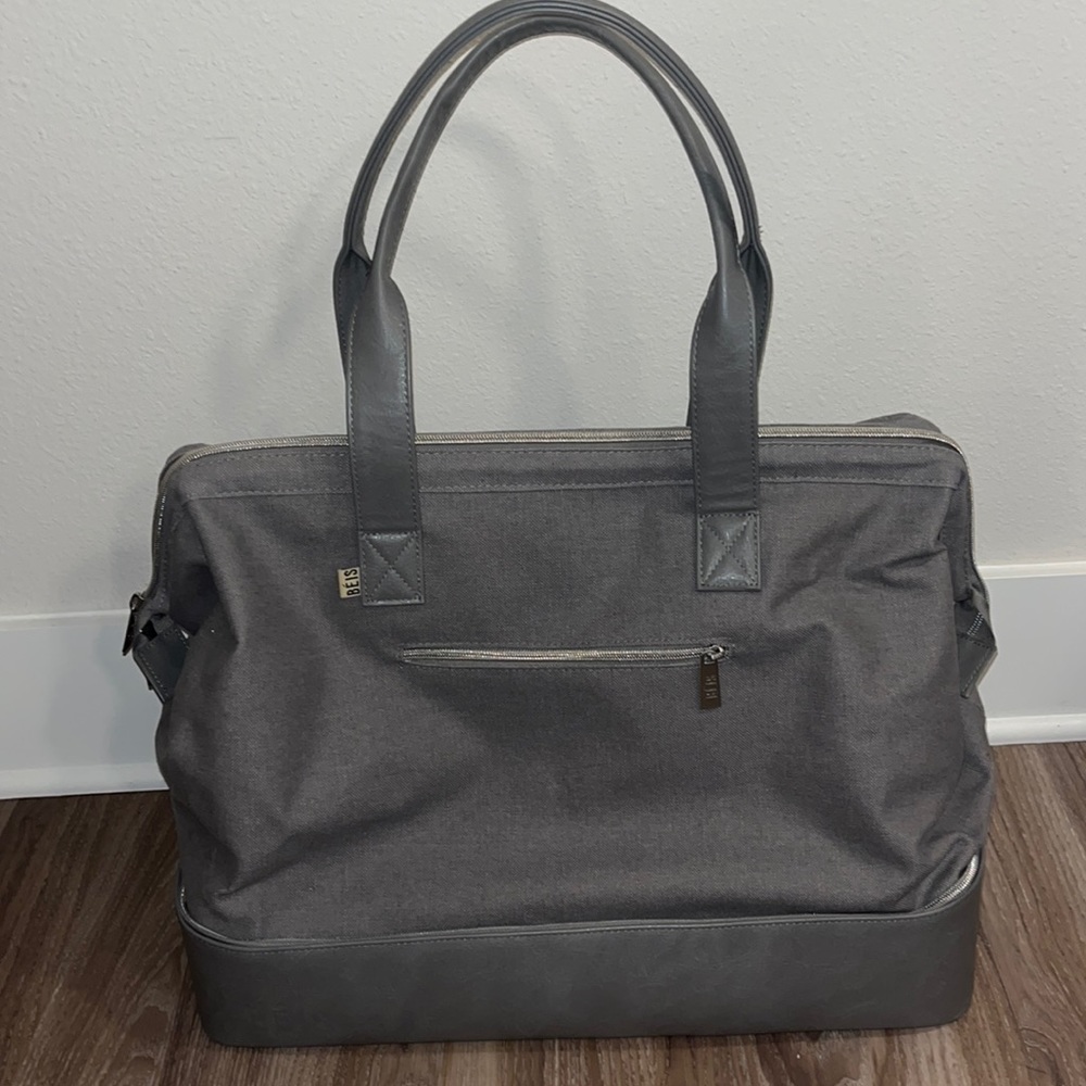 Beis The Weekender Grey Bag